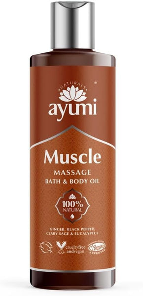 Ayumi Muscle Massage Bath And Body Oil 250Ml