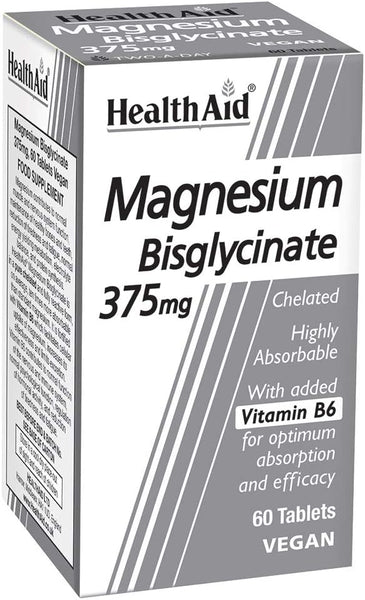 Health Aid Magnesium Bisglycinate 375Mg