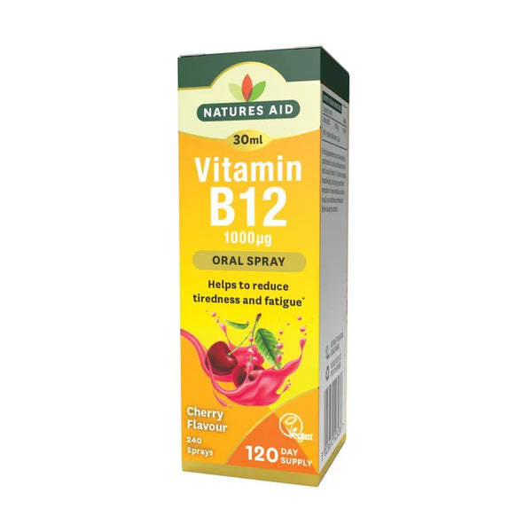 Natures Aid Vitamin B12 Oral Spray 30Ml
