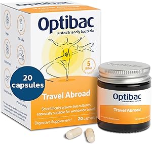 Optibac Travel Abroad 20 Capsules