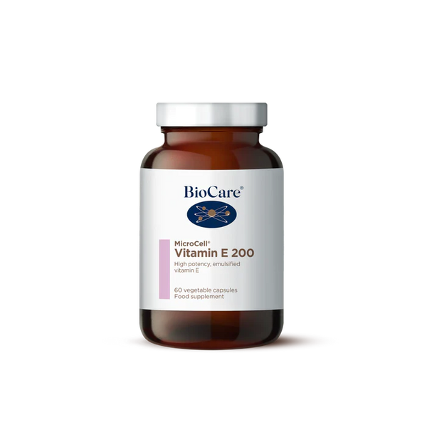 Biocare Vitamin E200 60 Caps
