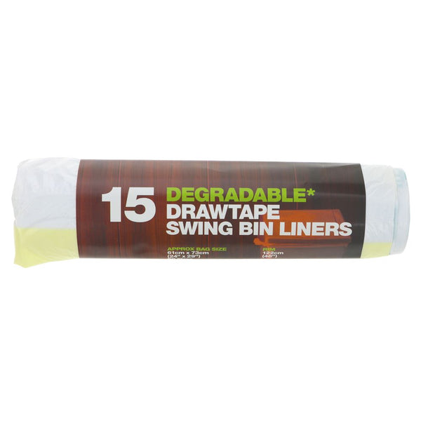 D2W Drawtape Swing Bin Liner