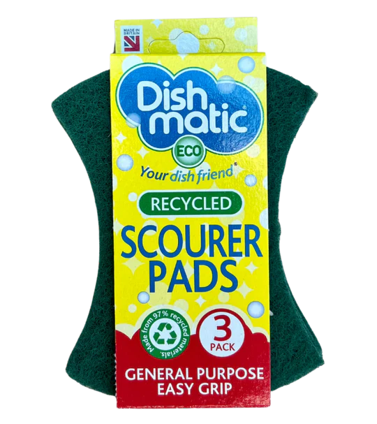 Ecoforce Non-Scratch Kitchen Scourers Pack of 3