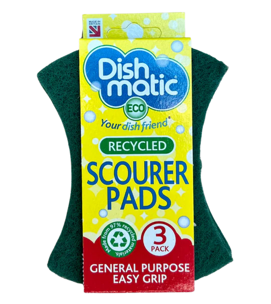 Ecoforce Non-Scratch Kitchen Scourers Pack of 3