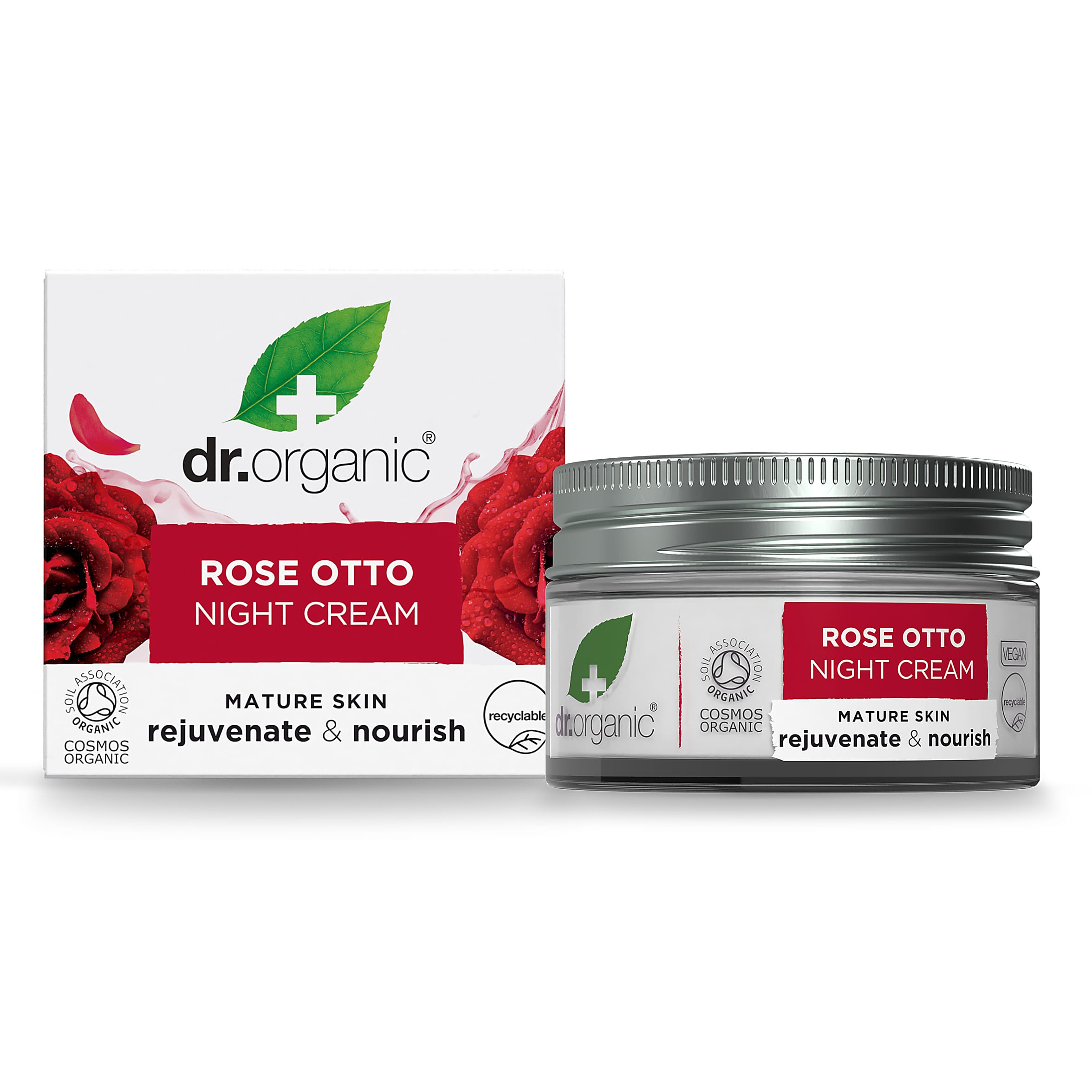 Dr. Organic Rose Otto Night Cream 50Ml