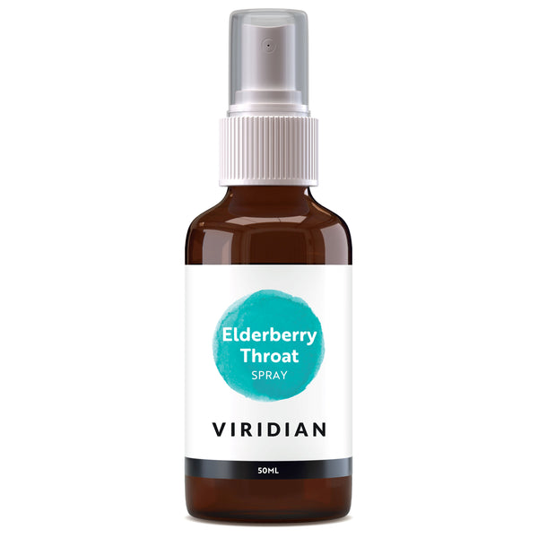 Viridian Nutrition Organic Elderberry Throat Spray - 50mls