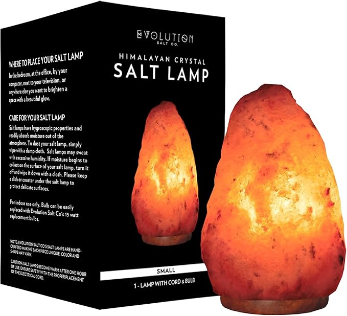 Natural Crystal Evolution Himalayan Salt Lamp Small