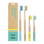 F.e.t.e Bamboo Toothbrushes Family Pack
