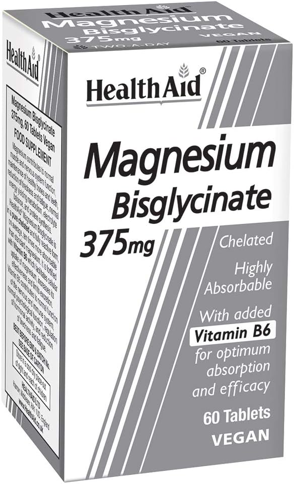Health Aid Magnesium Bisglycinate 375Mg