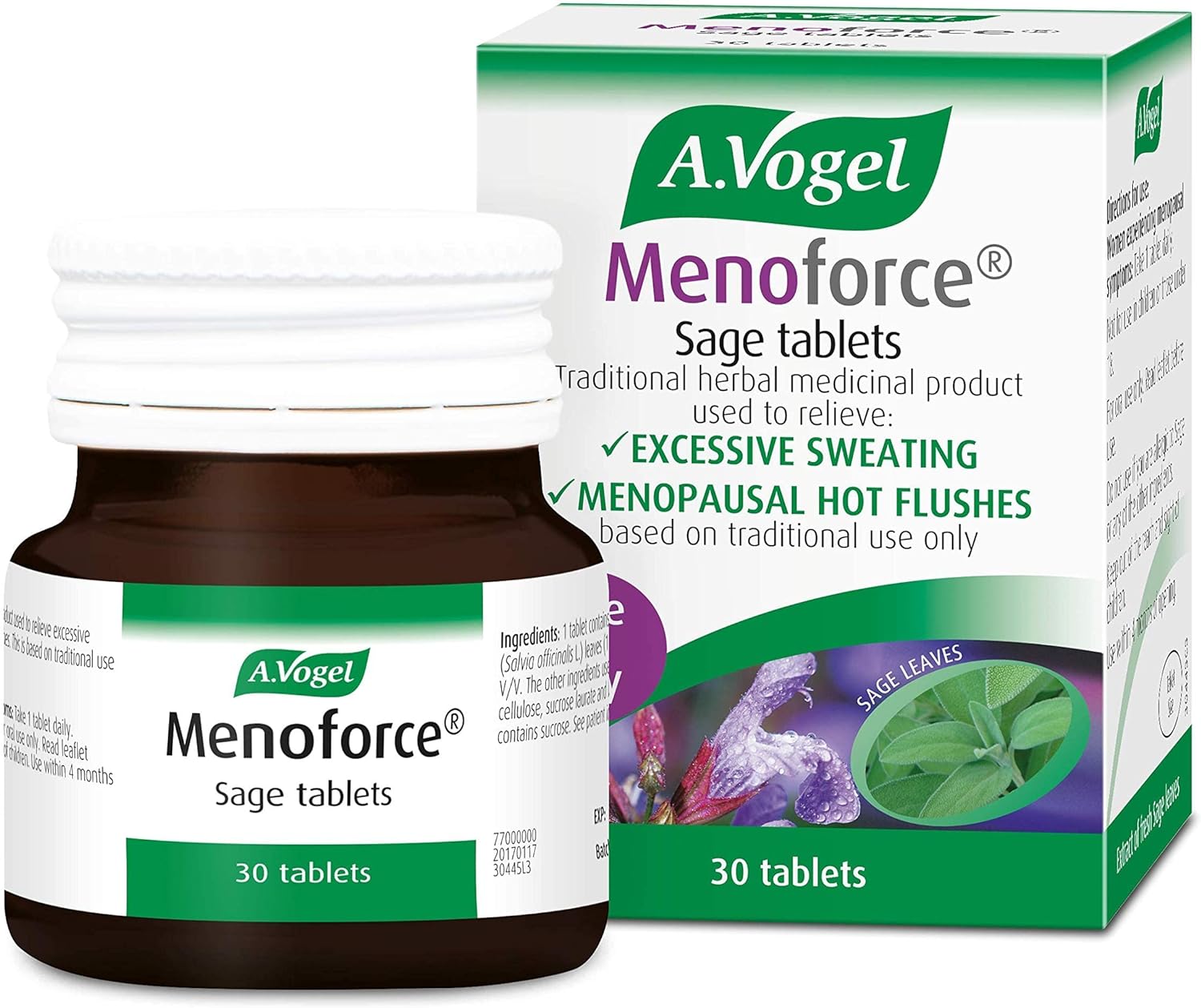 A.Vogel Menoforce Sage Tablets - 30 Tabs