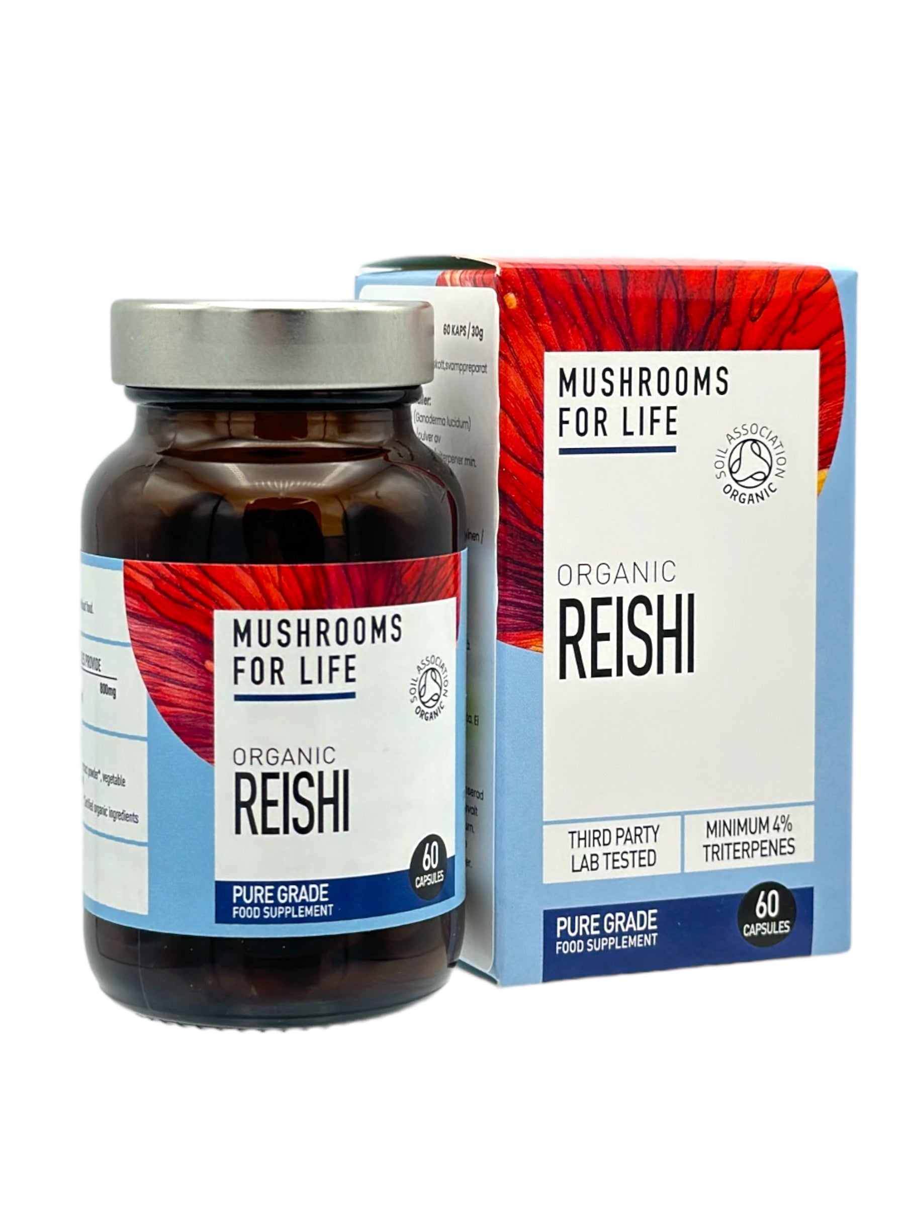 Mushrooms For Life Organic Reishi - 60 caps
