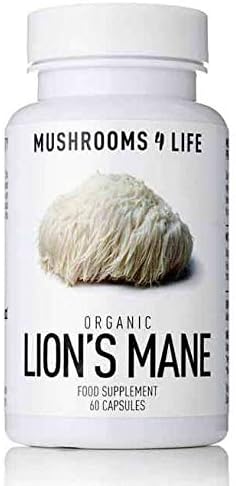 Mushrooms For Life Organic Lions Mane - 60 Caps