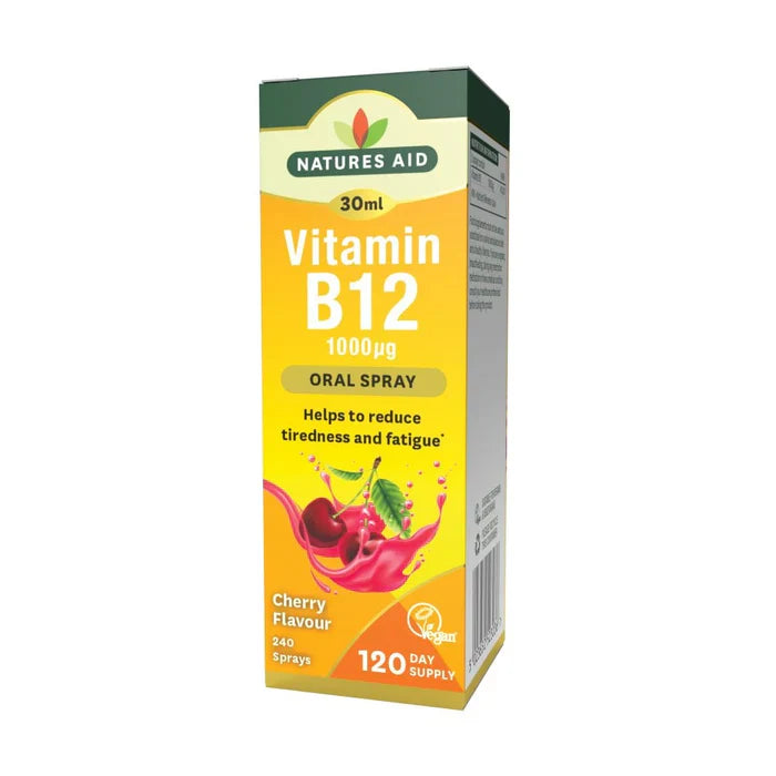 Natures Aid Vitamin B12 Oral Spray 30Ml
