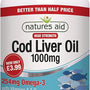 Natures Aid Cod Liver Oil 1000Mg 90S