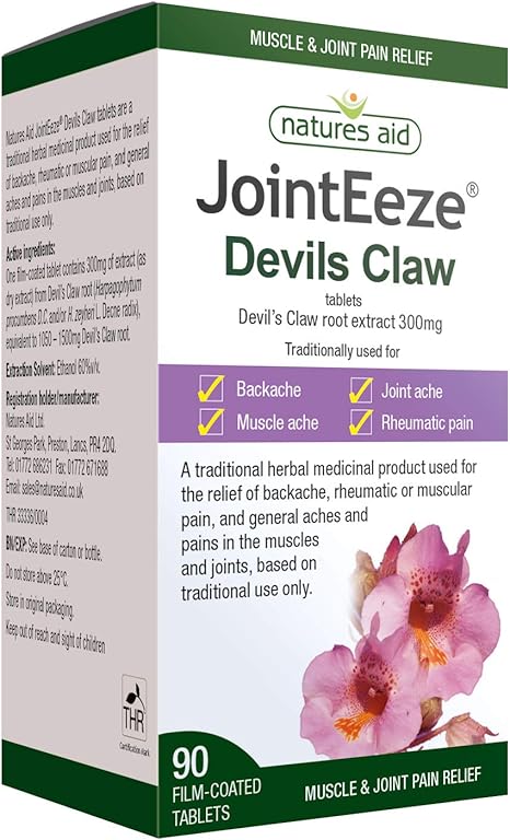 Natures Aid Jointeeze Devils Claw 90S