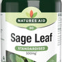 Natures Aid Sage Leaf Standardised 90S