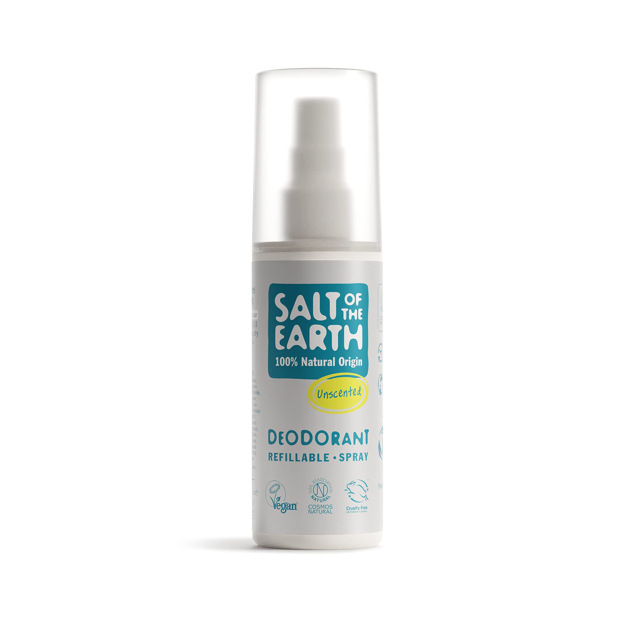 Salt Of The Earth Unscented Deodorant Spray 100ml