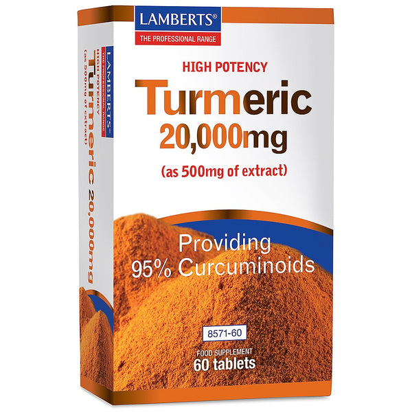 Lamberts Turmeric 20000Mg Providing 95% Curcumins 120 tablets