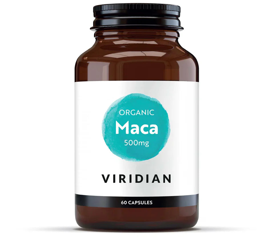 Viridian Org Maca 500mg 60 caps
