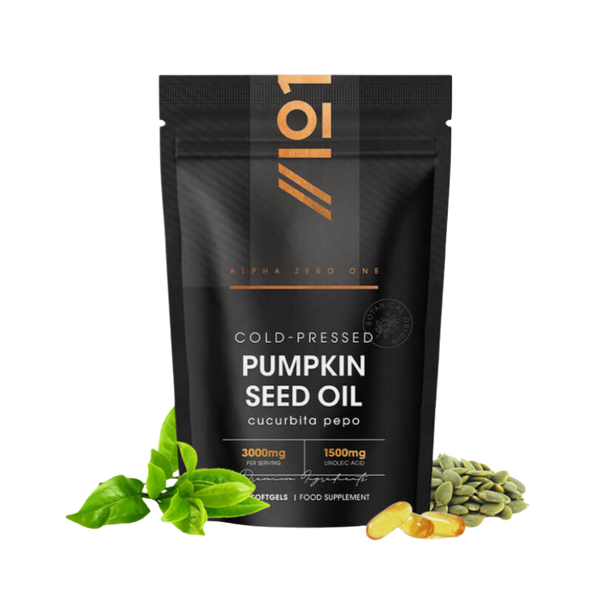 Alpha 01 Cold Pressed Pumpkin Seed Oil 90 Softgels