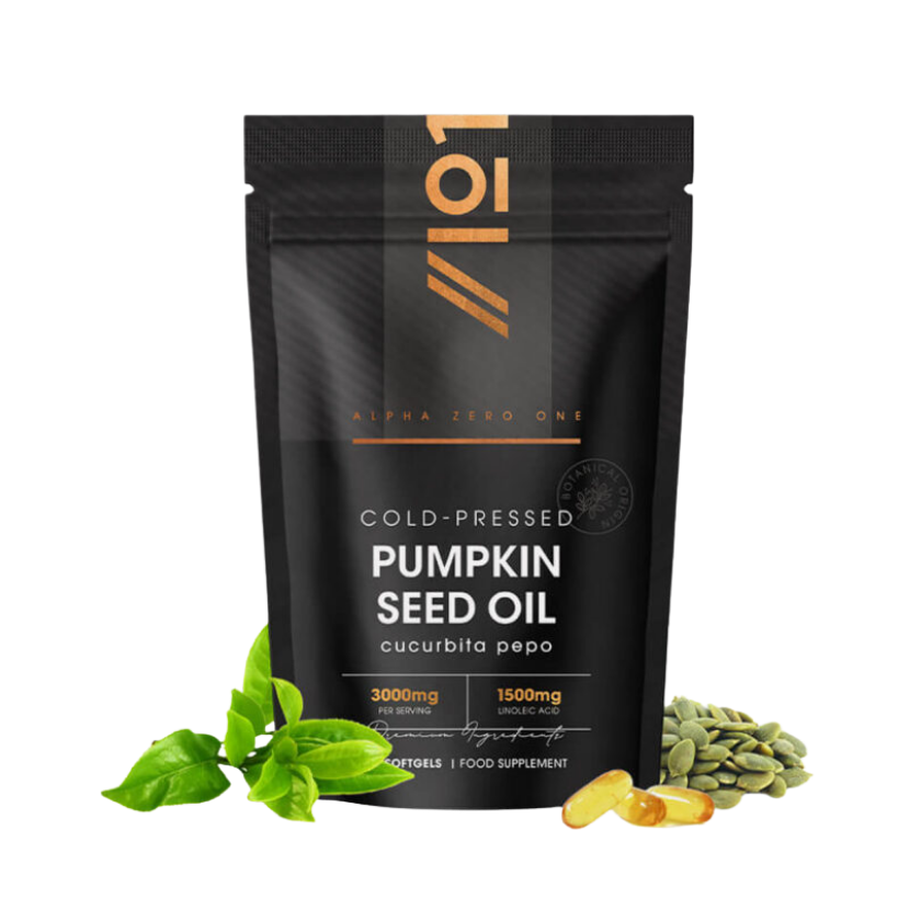 Alpha 01 Cold Pressed Pumpkin Seed Oil 90 Softgels