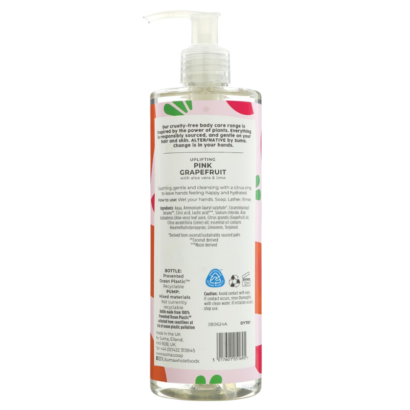 ALTER/NATIVE Pink Grapefruit Hand Wash 400ml