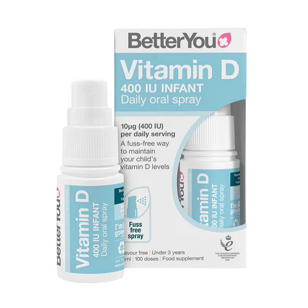 BetterYou Vitamin D 400iu Infant Oral Spray