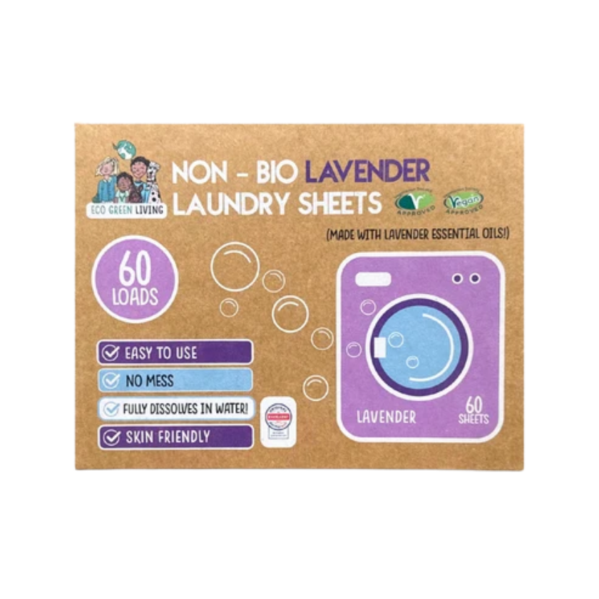 Eco Green Living Laundry Sheets Lavender 60's
