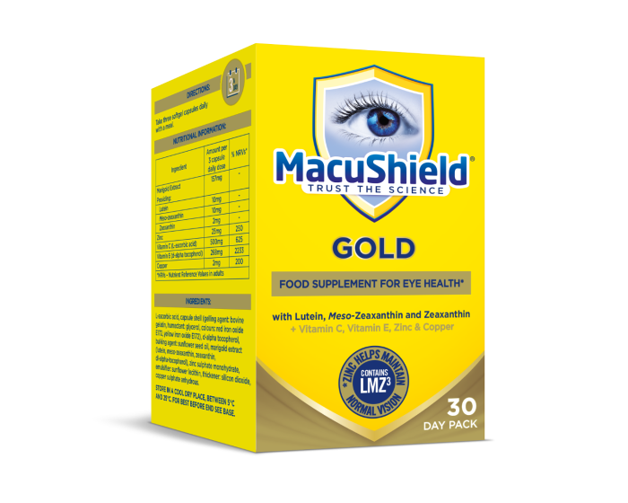 MacuShield Gold 30 day pack