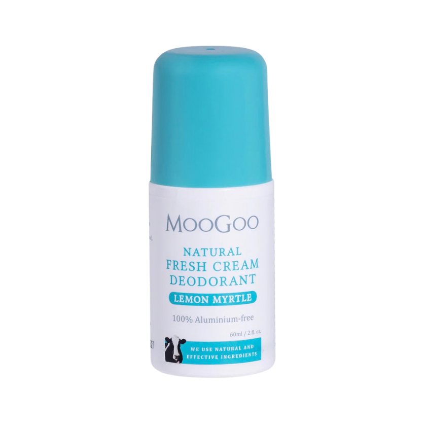MooGoo Natural Fresh Cream Deodorant Lemon Myrtle 60ml