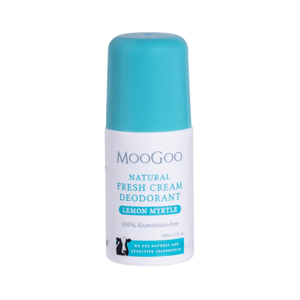 MooGoo Natural Fresh Cream Deodorant Lemon Myrtle 60ml
