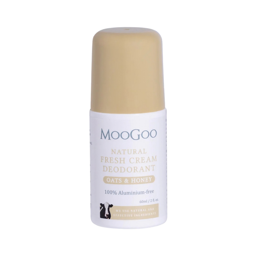 MooGoo Natural Fresh Cream Deodorant Oats and Honey 60ml