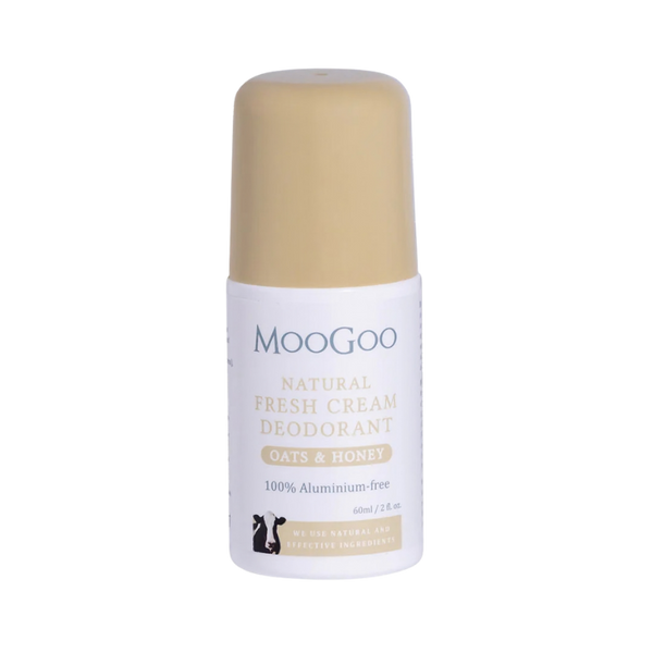 MooGoo Natural Fresh Cream Deodorant Oats and Honey 60ml