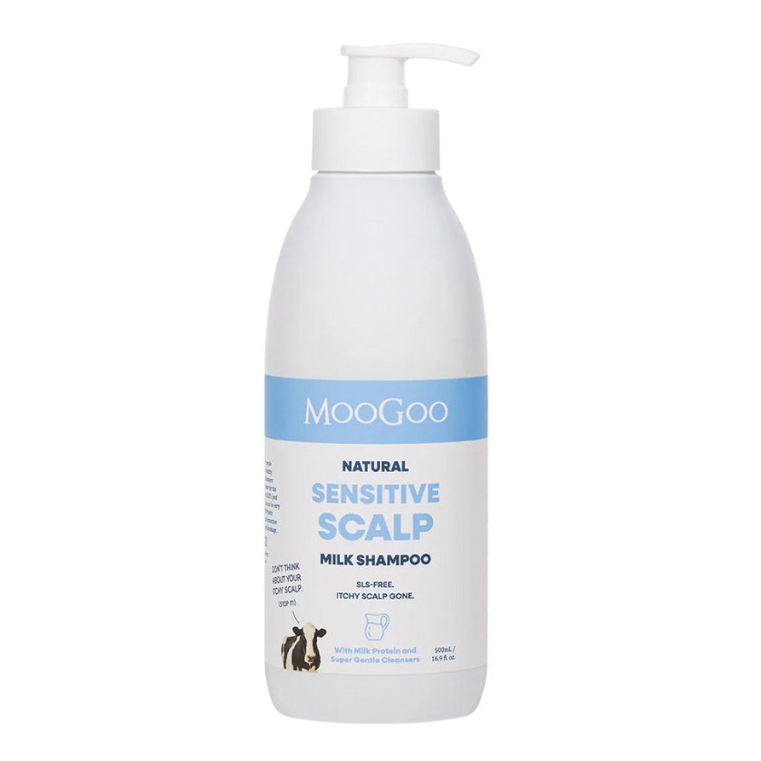 MooGoo Natural Sensitive Scalp Milk Shampoo 500ml