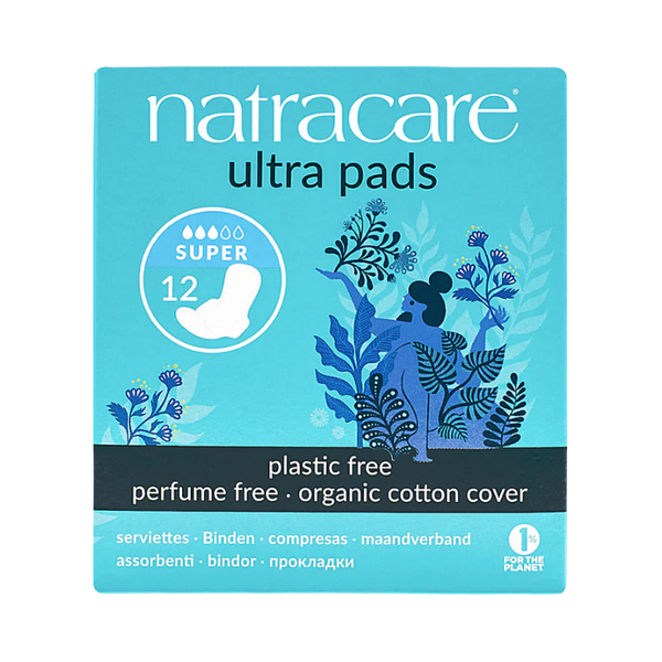 Natracare Natural Ultra Pads Super with Wings x12