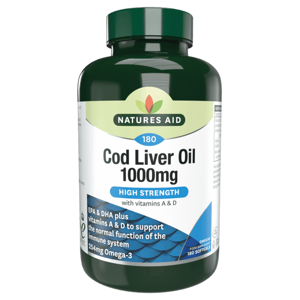 Natures Aid Cod Liver Oil 1000mg 120s