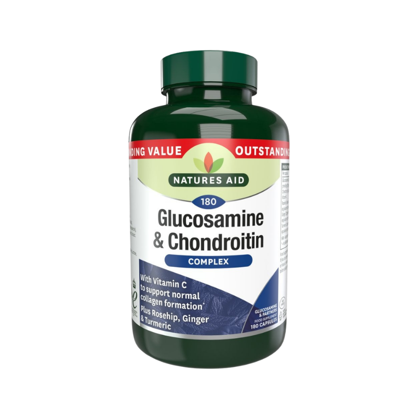Natures Aid Glucosamine & Chondroitin High Strength 120 tablets