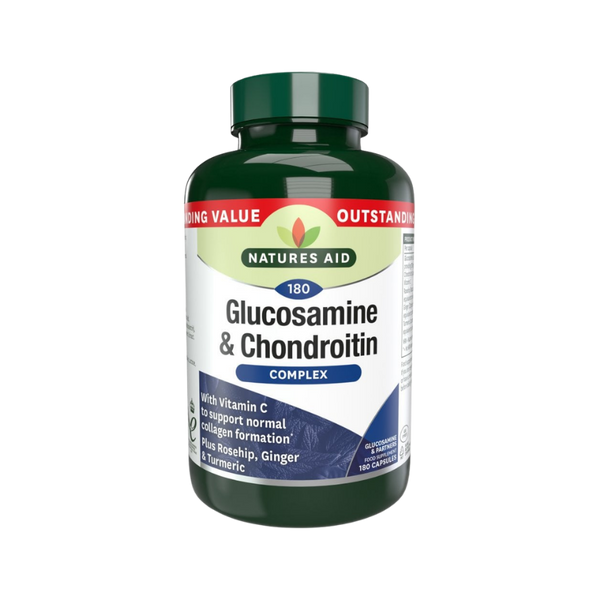Natures Aid Glucosamine & Chondroitin High Strength 120 tablets