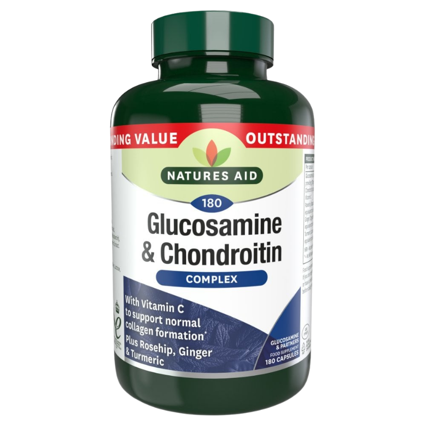 Natures Aid Glucosamine & Chondroitin High Strength 90 tablets