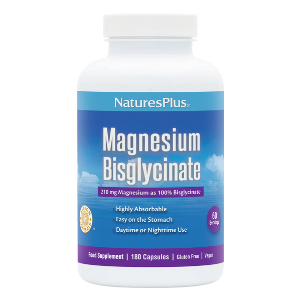 Nature's Plus Magnesium Bisglycinate 180 caps