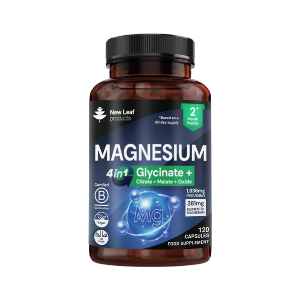 New Leaf Magnesium 4 in 1 -120 caps
