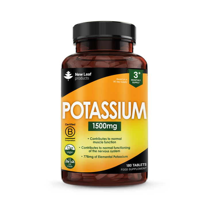 New Leaf Potassium 1500mg 180s