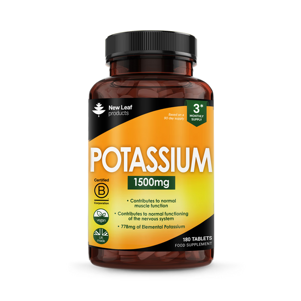 New Leaf Potassium 1500mg 180s