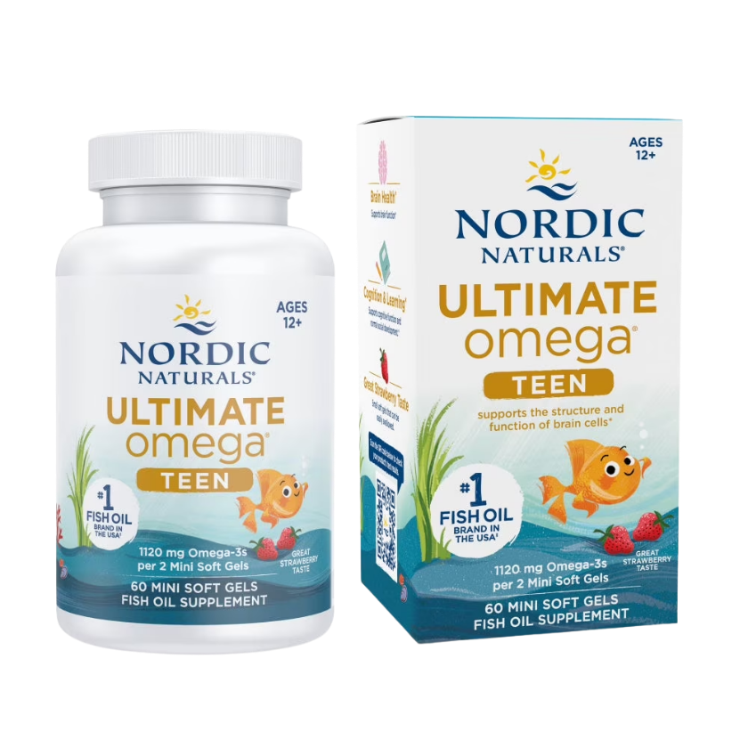 Nordic Naturals Ultimate Fish Oils Teen 60 Soft Gels