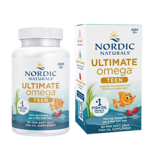 Nordic Naturals Ultimate Fish Oils Teen 60 Soft Gels