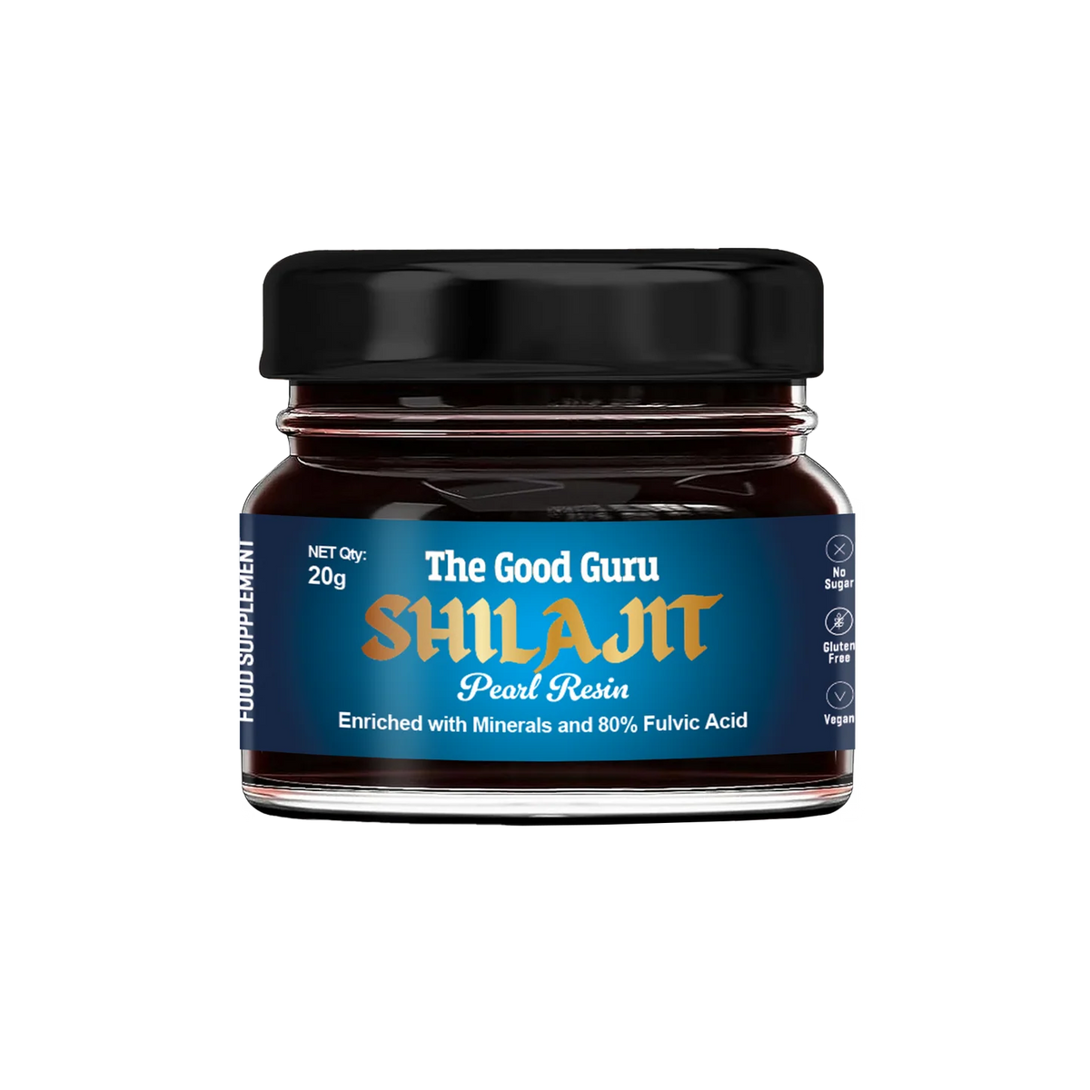 The Good Guru Shilajit Pearl Resin 20g