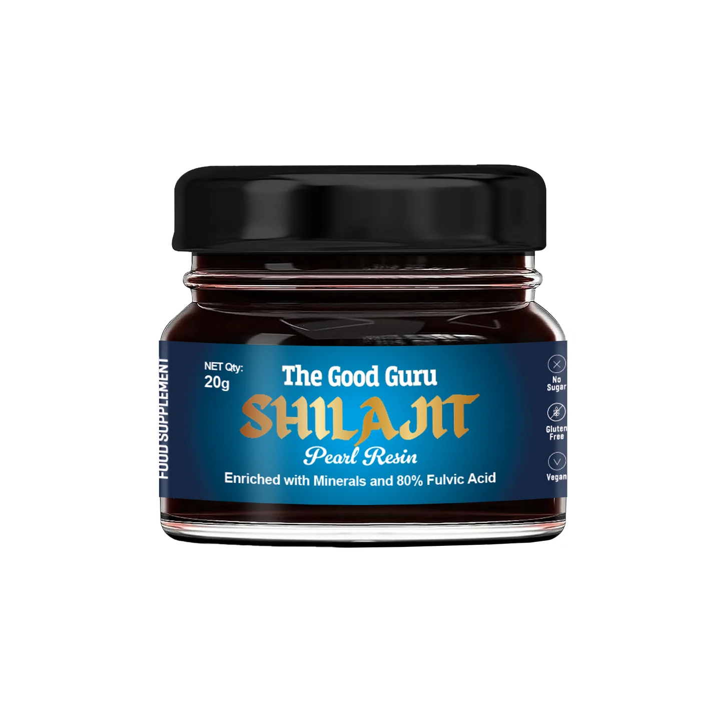 The Good Guru Shilajit Pearl Resin 20g